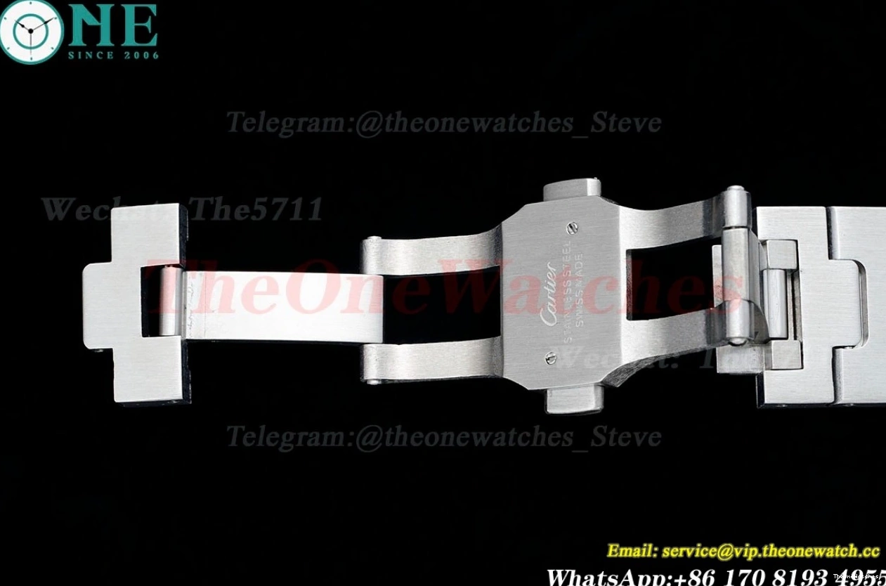 RG 40mm SS Red Santos MY9015 Mens SS Dial XL 100 AMG 0129